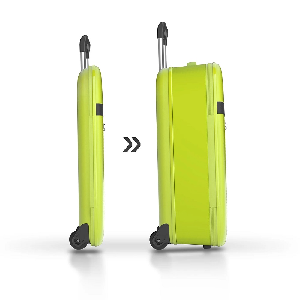Rollink Flex Aura Opvouwbare Handbagage Koffer 55 Limeade
