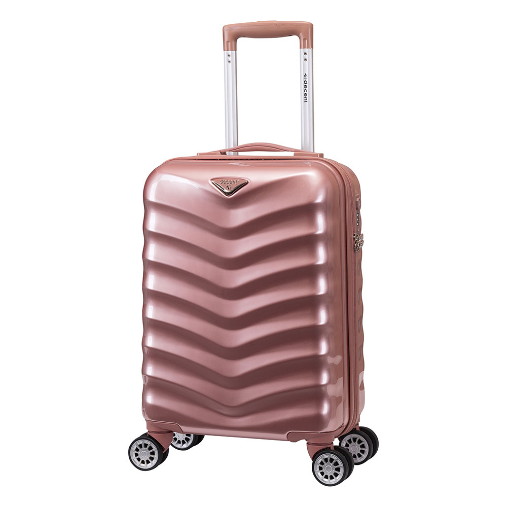 Decent Exclusivo-One Handbagage Trolley 55 Rose - Harde koffers