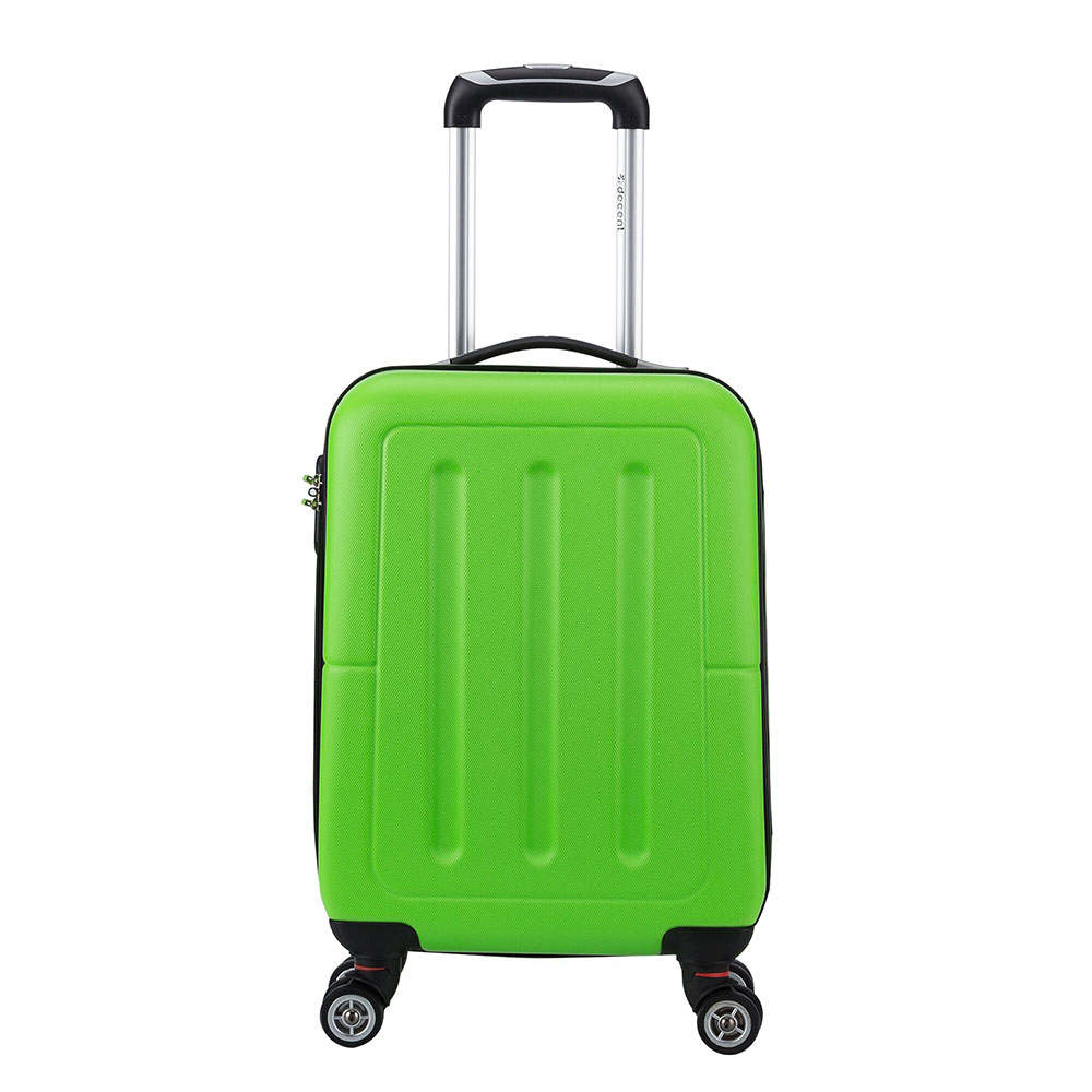 Decent Neon Fix Handbagage Koffer 55 Appelgroen - Harde koffers