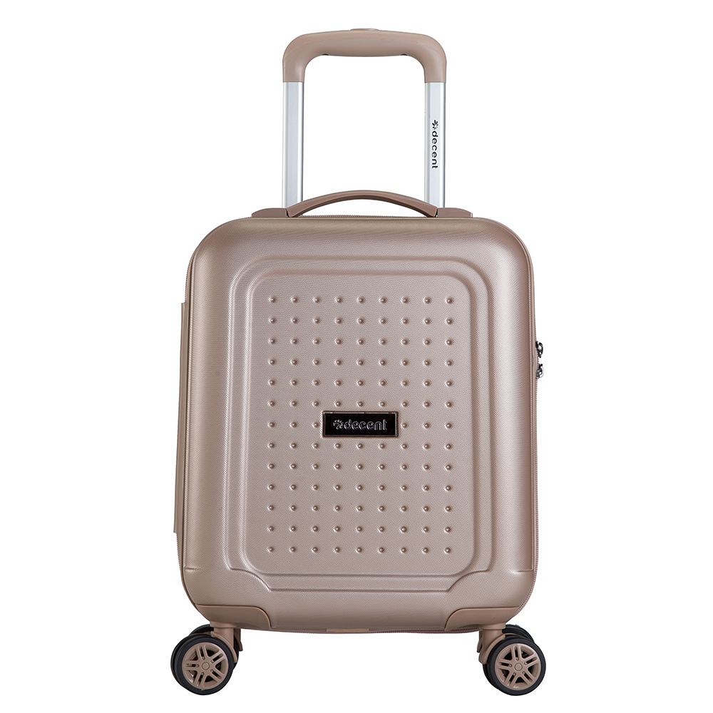 Decent Maxi-Air Handbagage Trolley 42 cm Zalm Roze - Harde koffers