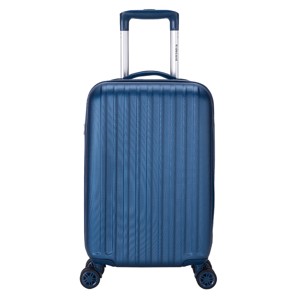 Decent Tranporto-One Handbagage Trolley 55 Dark Blue - Harde koffers