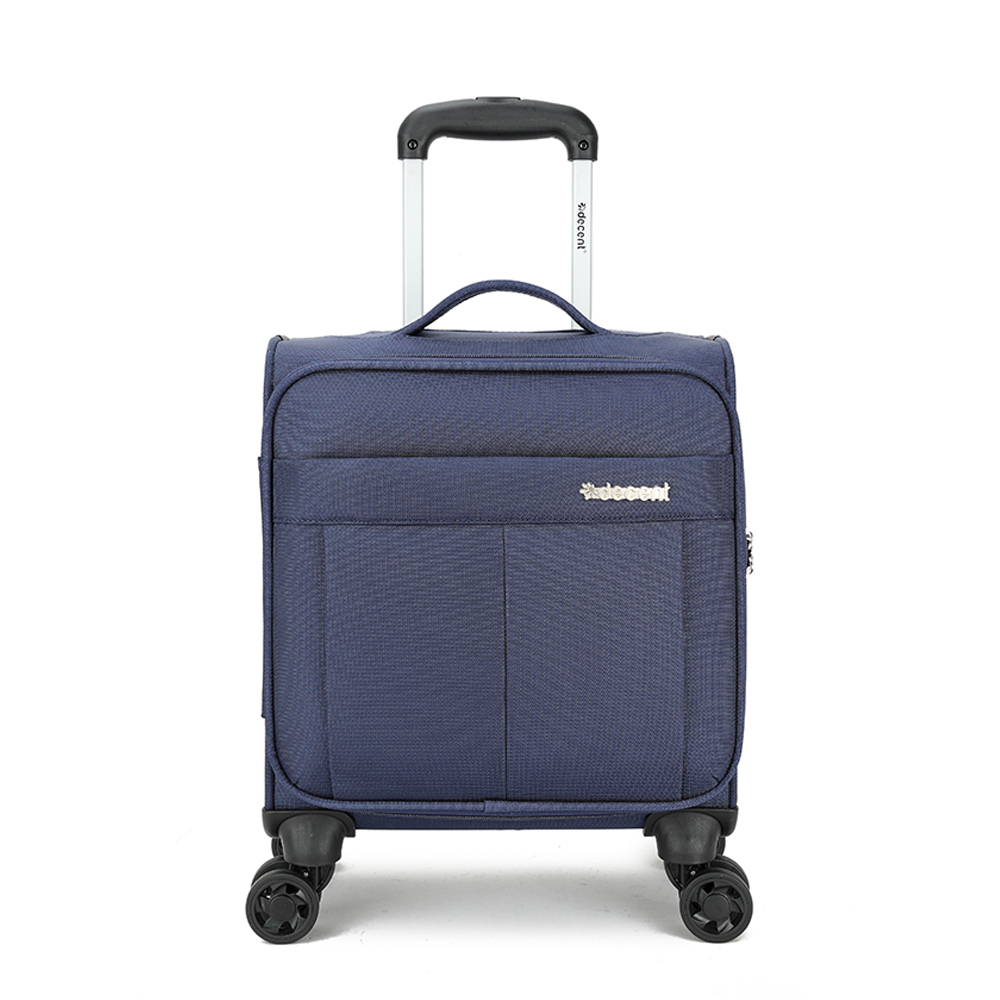 Decent D-Upright Kleine Handbagage Koffer - 42 cm - 29 Liter - TSA Slot - Donkerblauw