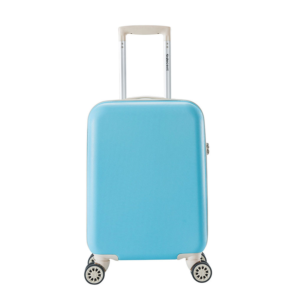 Decent Star Maxx Handbagage Koffer 55 Pastel Blauw