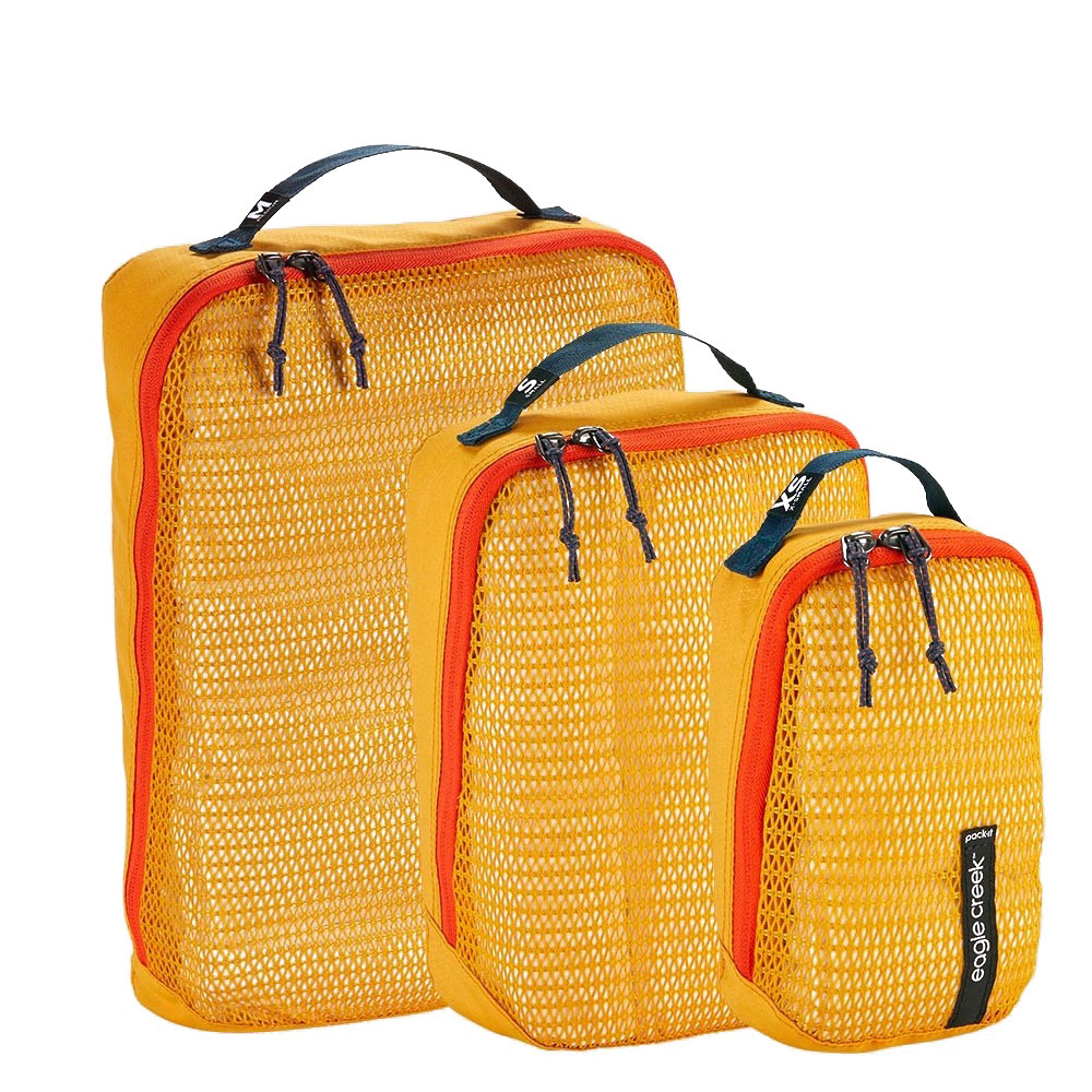 Eagle Creek Reveal Cube Set XS/S/M Sahara Yellow - Inpak packing cubes