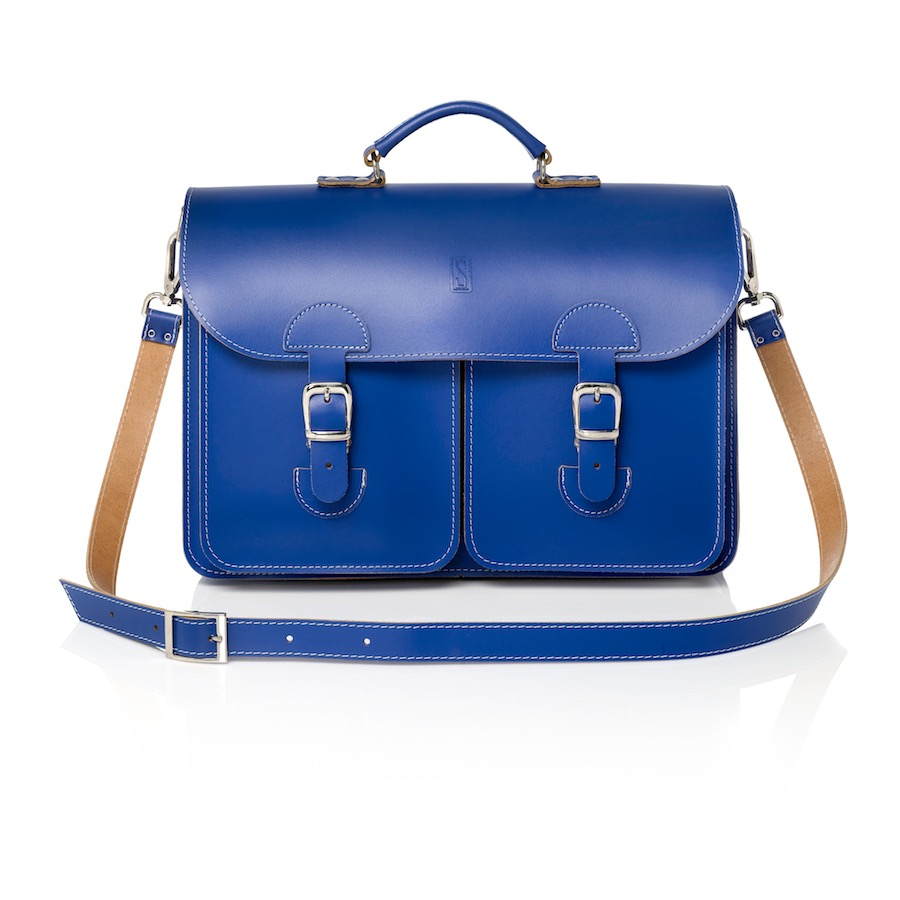 OldSchool Bags Schooltas Extra Large Kobalt Blauw - Schoudertassen