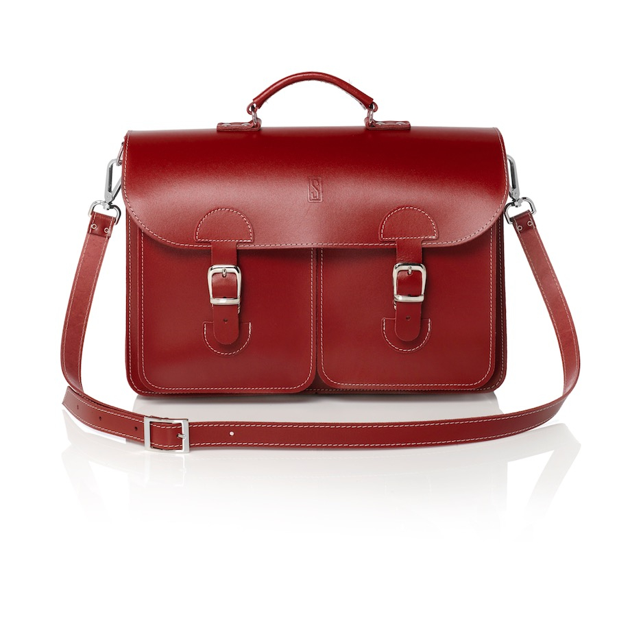OldSchool Bags Schooltas Extra Large Klassiek Rood - Schoudertassen
