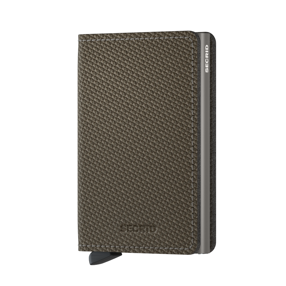 Secrid Slim Wallet Portemonnee Carbon Khaki