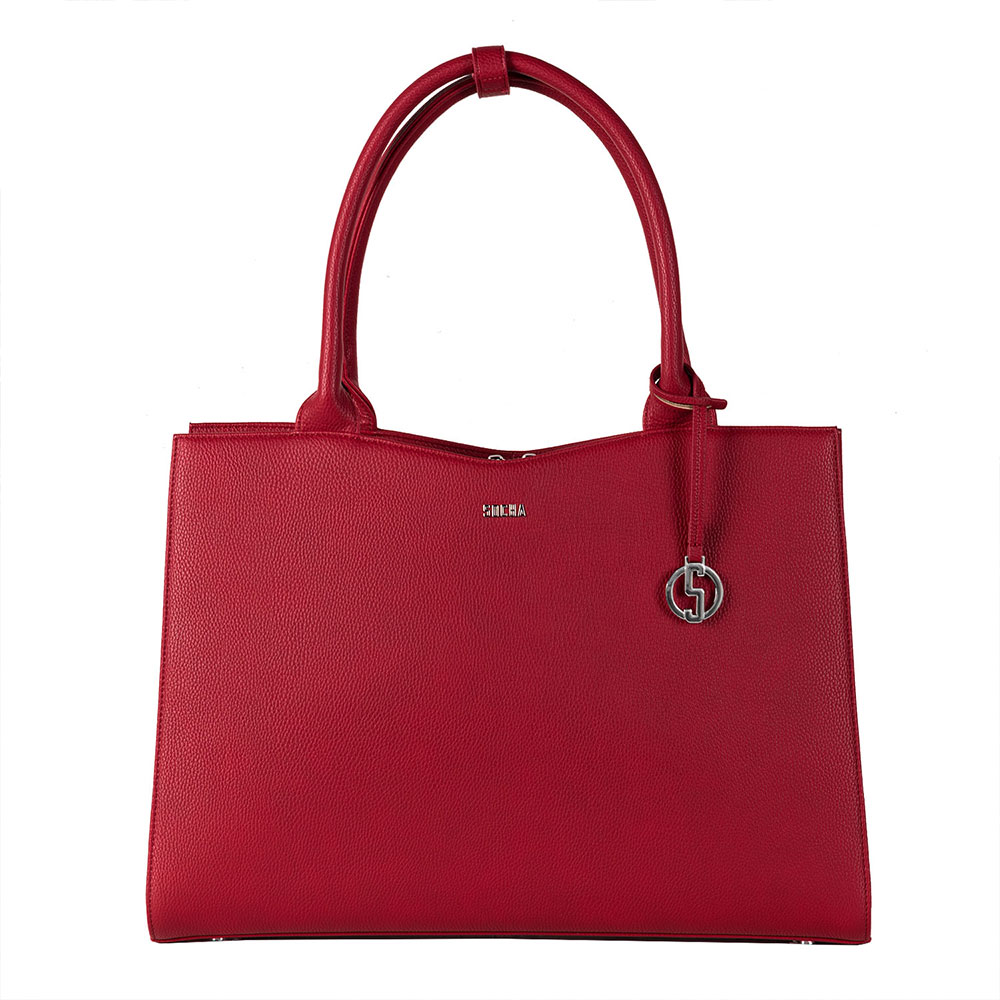 Socha Businessbag Straight Line 14-15.6 Red - Laptop schoudertassen