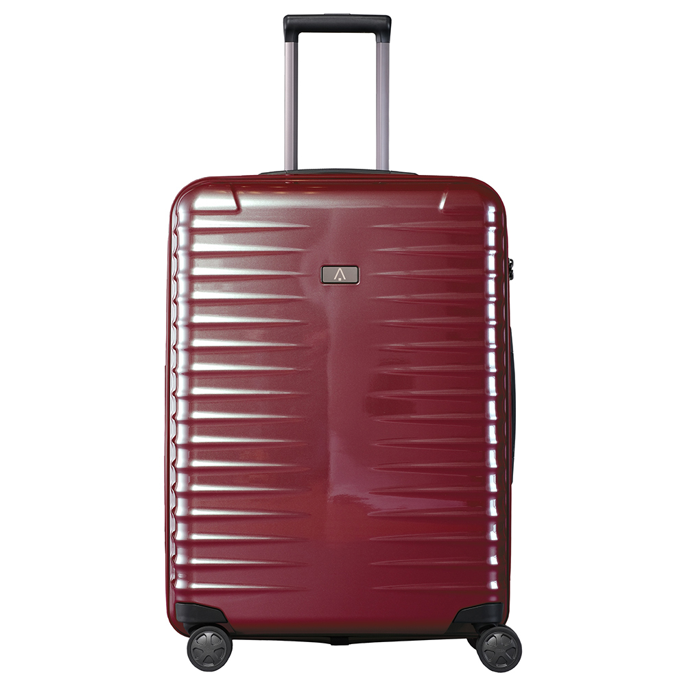 TITAN Litron 4 Wheel Trolley Medium 69 cm Cherry Red