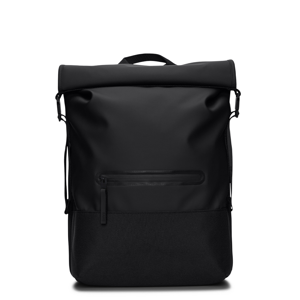 Rains Trial Rolltop Backpack Rugzak 16 Black