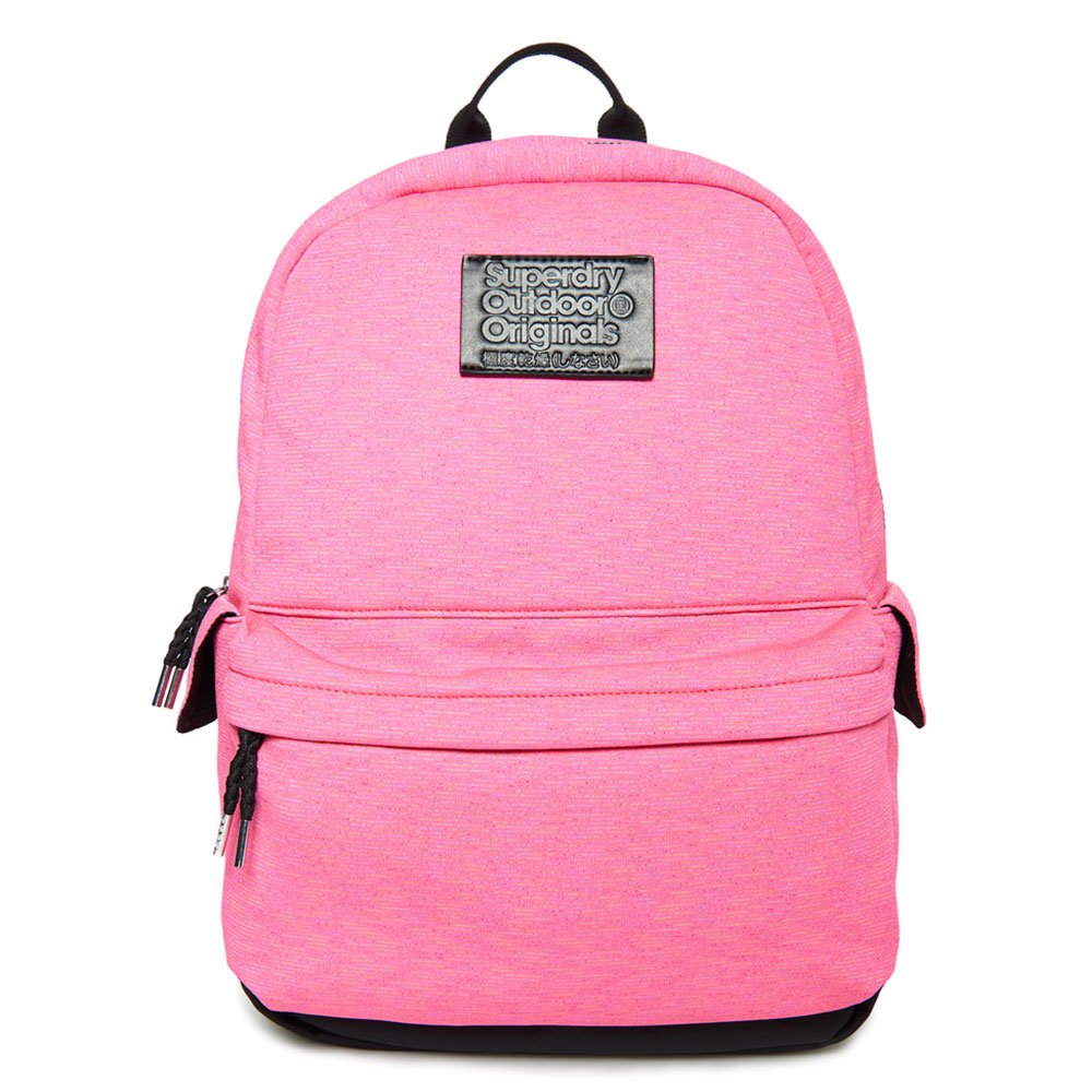 Superdry Montana Jersey Stripe Backpack Pink Multi Stripe - Rugtassen