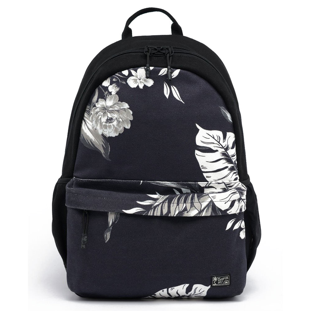 Superdry Montana Vintage Cali Print Backpack Black Hawaiian