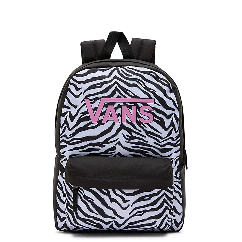 Vans Realm Girls Kids Rugzak White Black