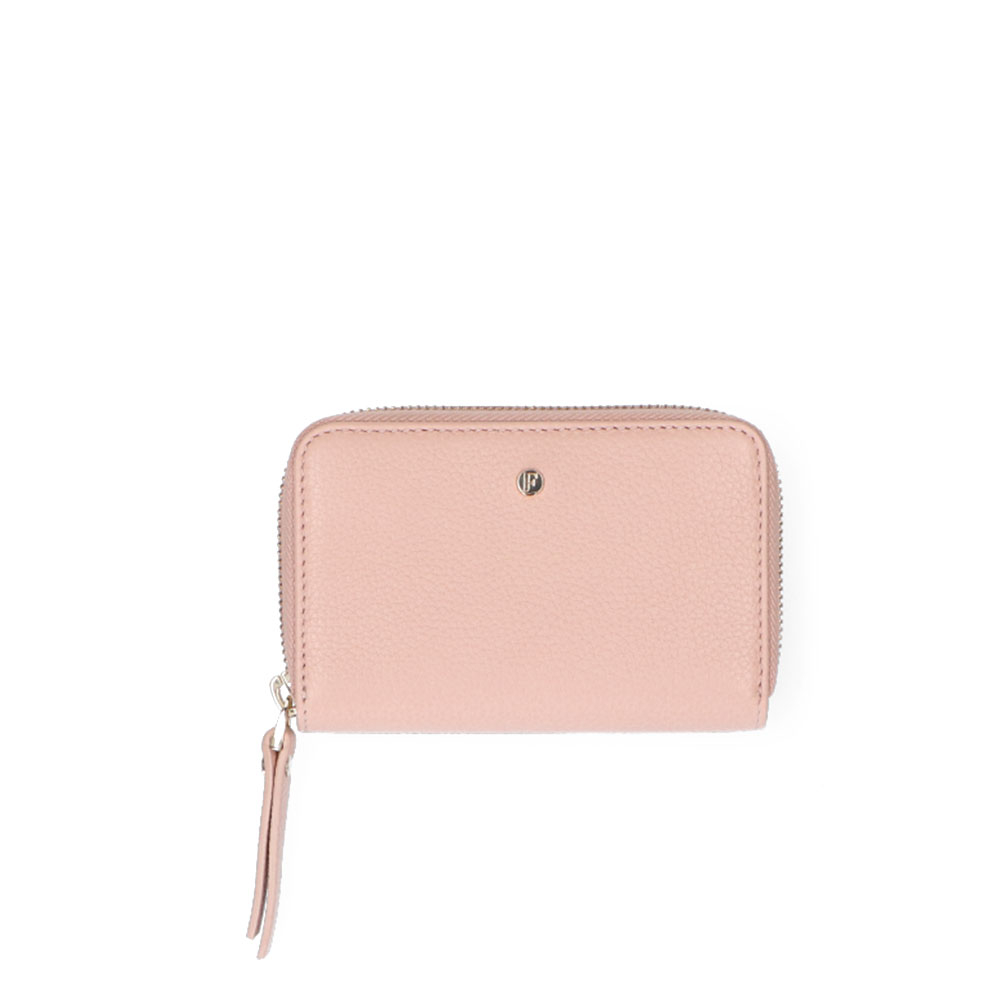 FMME Wallet Small Grain Pink Latte - Dames portemonnees