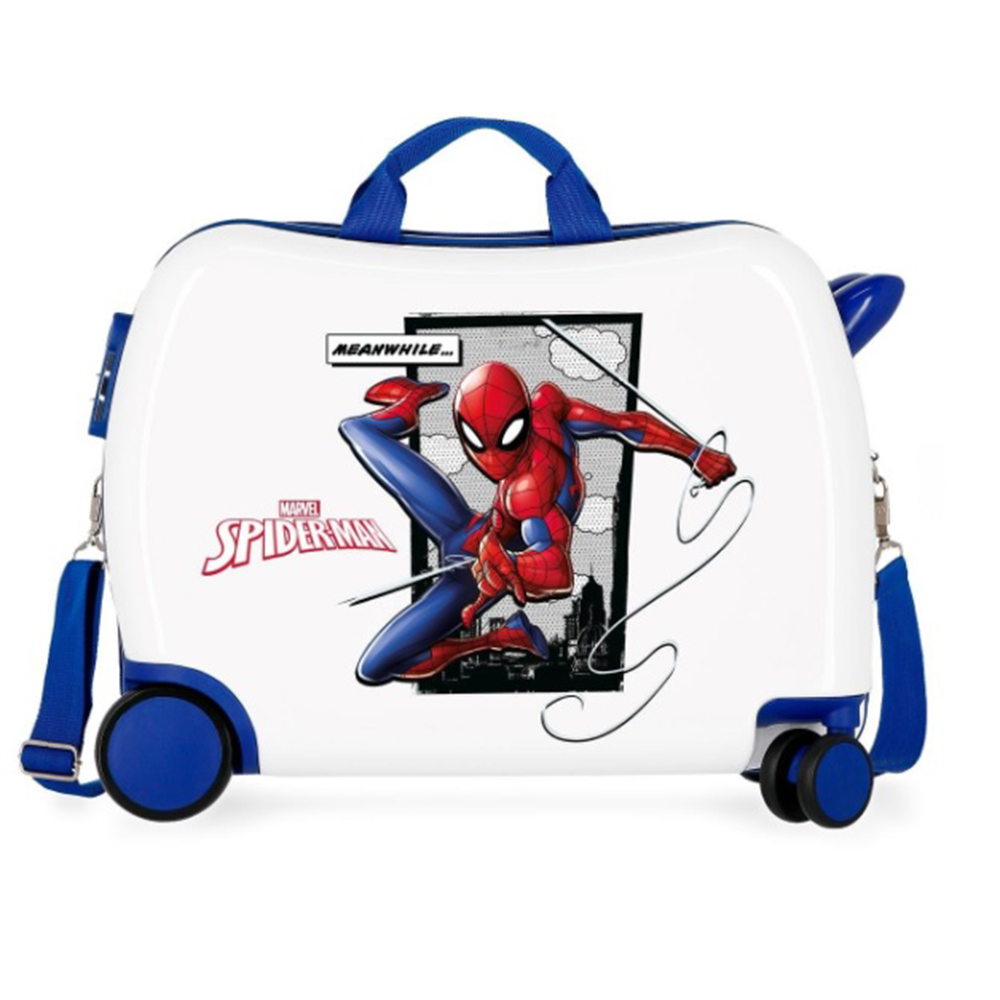 Disney Rolling Suitcase 4 Wheels Spiderman Action